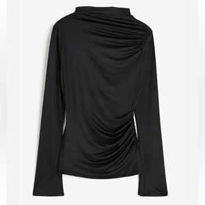 H&M Draped Jersey Top
